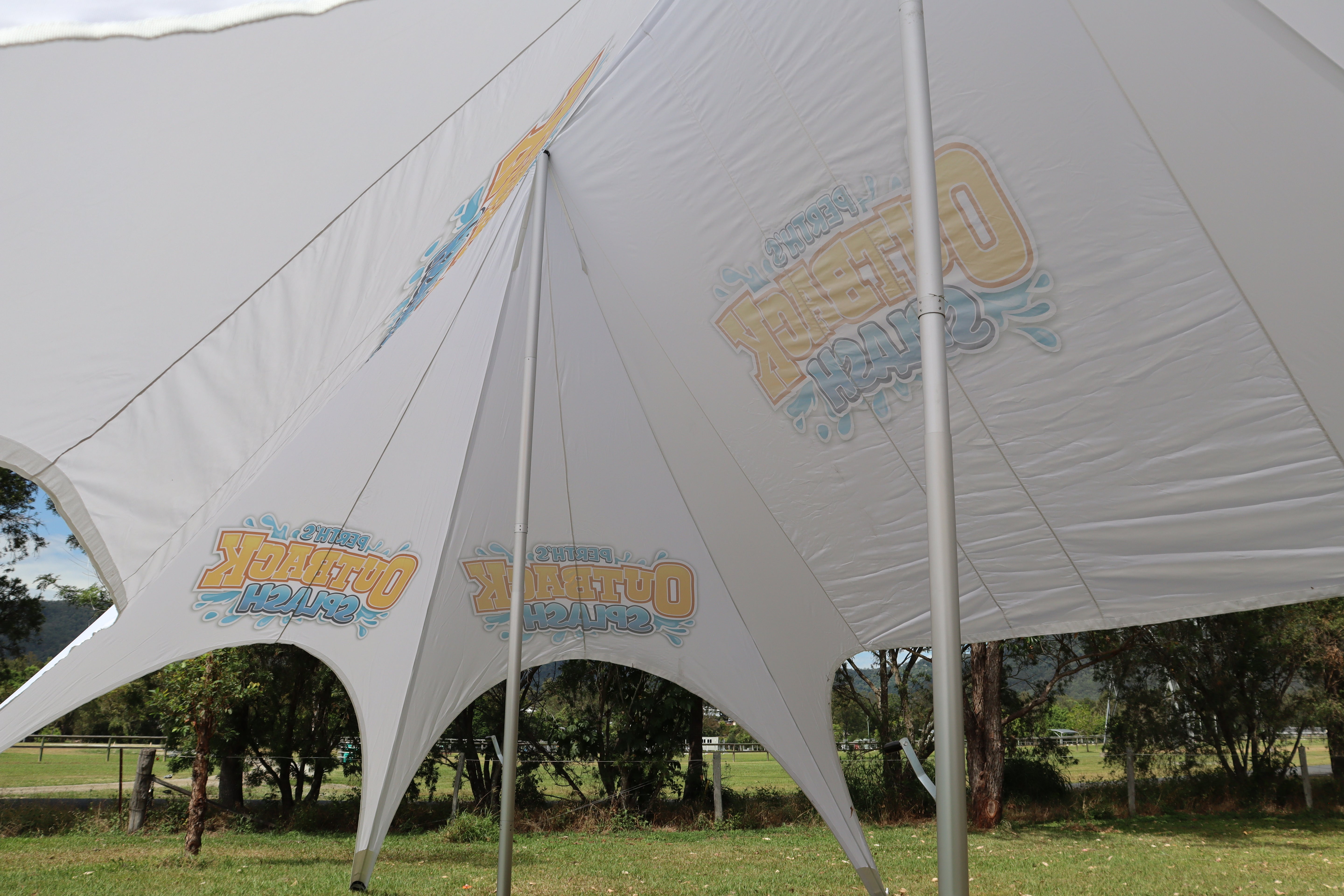 22m x 14m Double Pole Custom Star Shade | Star Tents