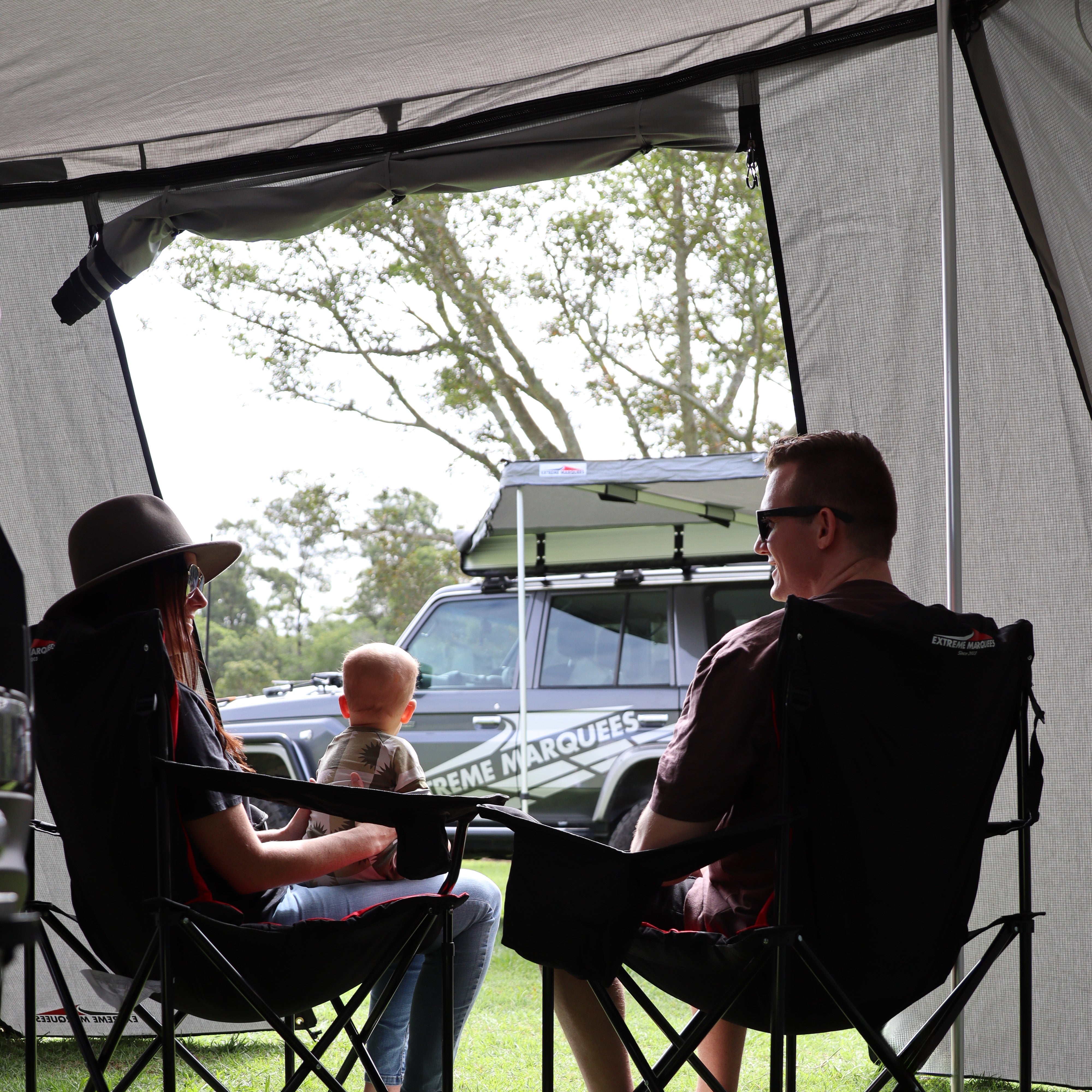 Desert Shade 270° Wall Kit | Car Awning