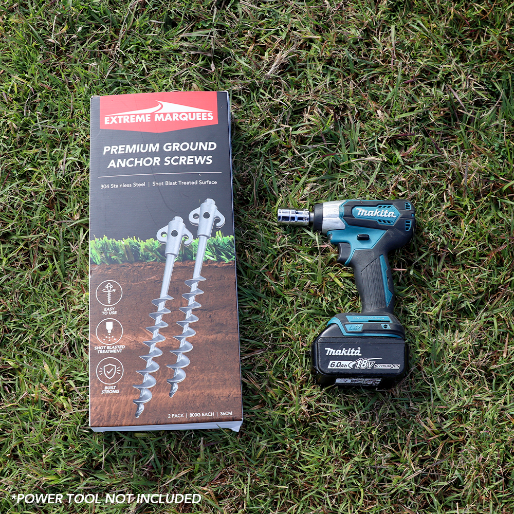 Ground Anchor Screws (Set of Two) | Marquee Accessory