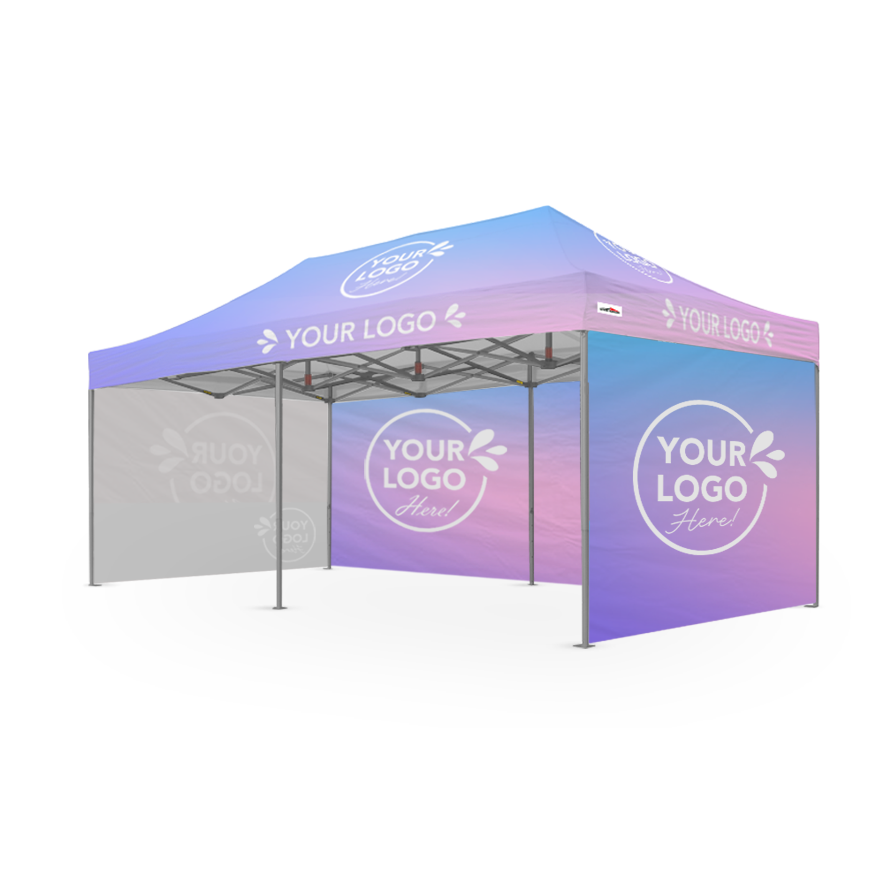 3m x 6m Printed Folding Marquee | Showcase Wall Package