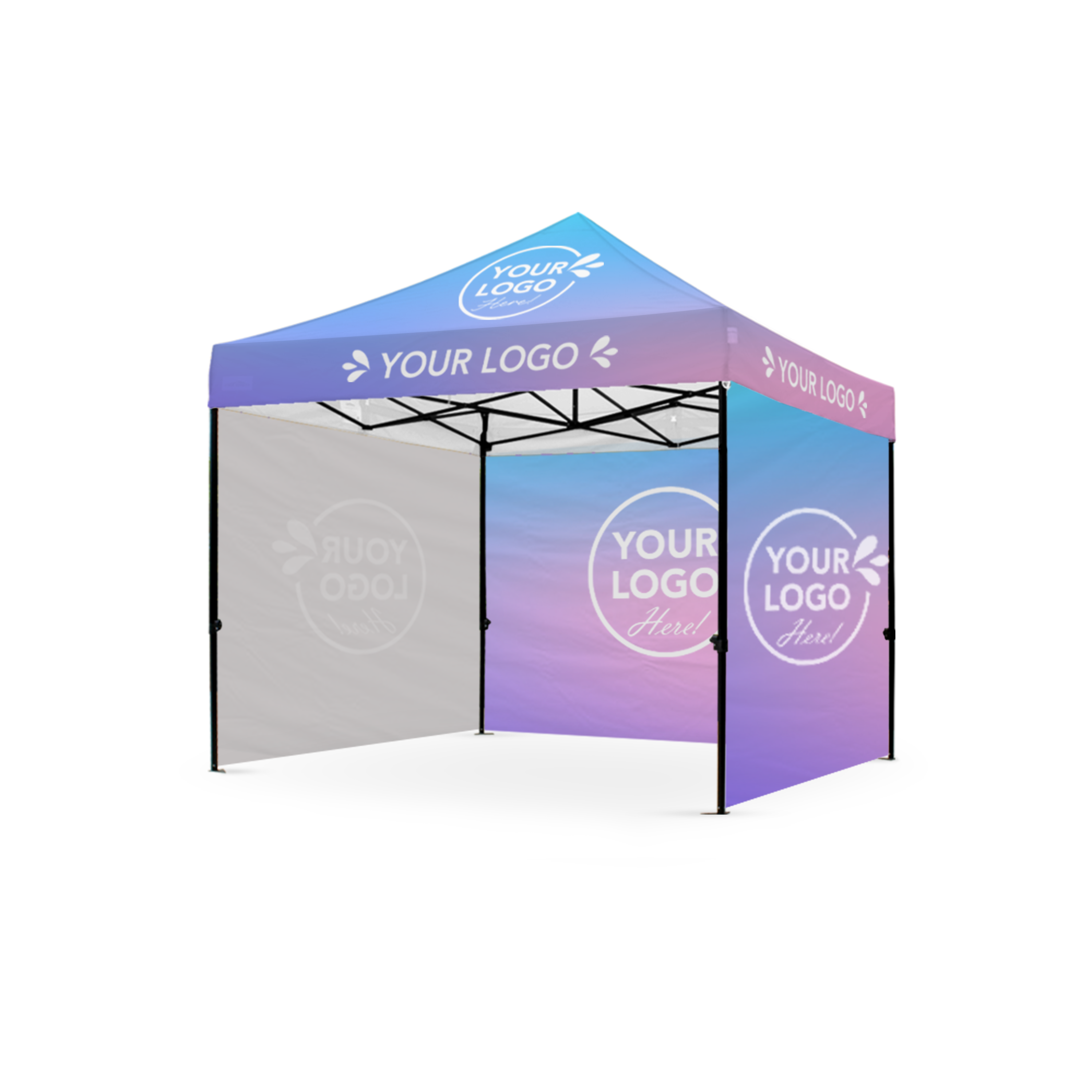 3m x 3m Printed Folding Marquee | Showcase Wall Package