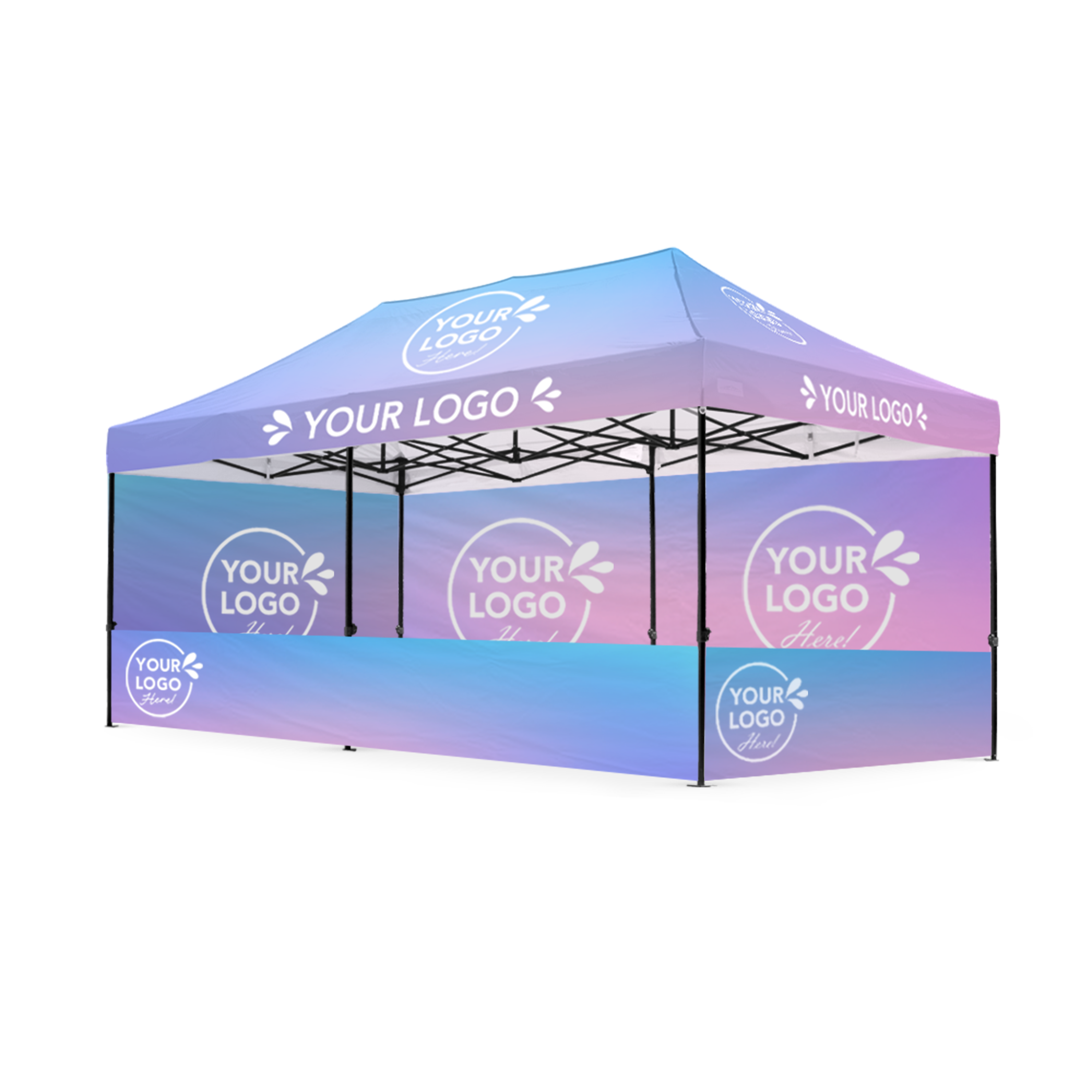 3m x 6m Printed Folding Marquee | Event Presence Package