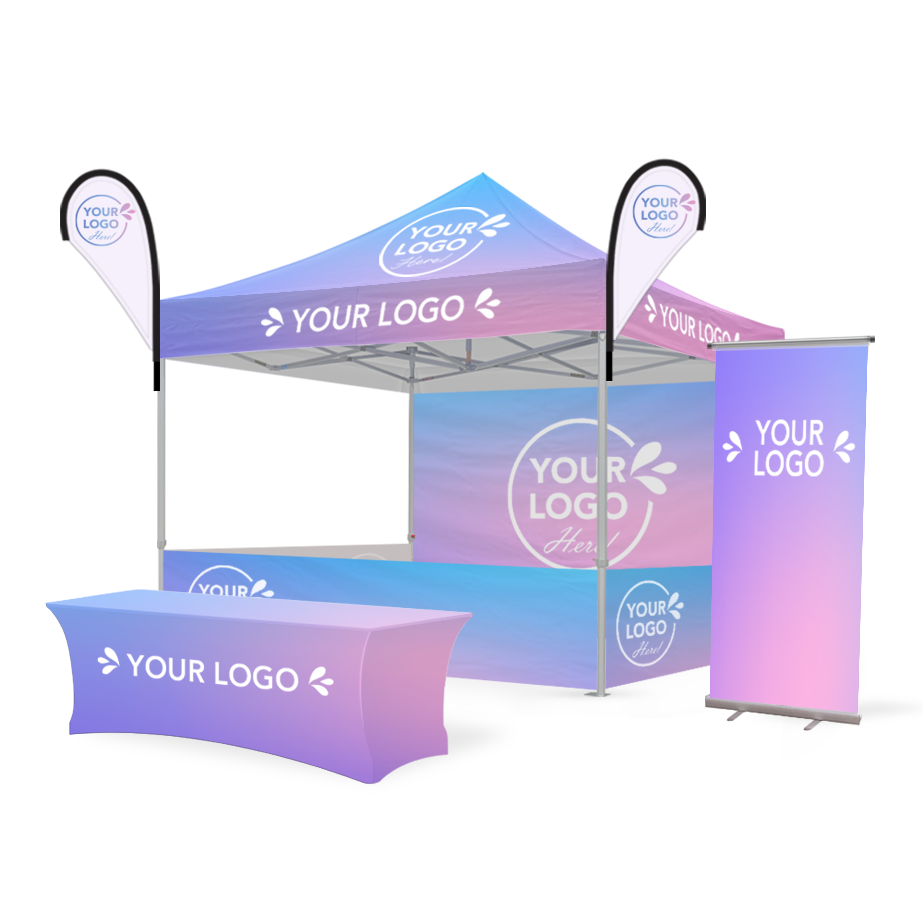 3m x 3m Printed Folding Marquee | Custom Elite Package