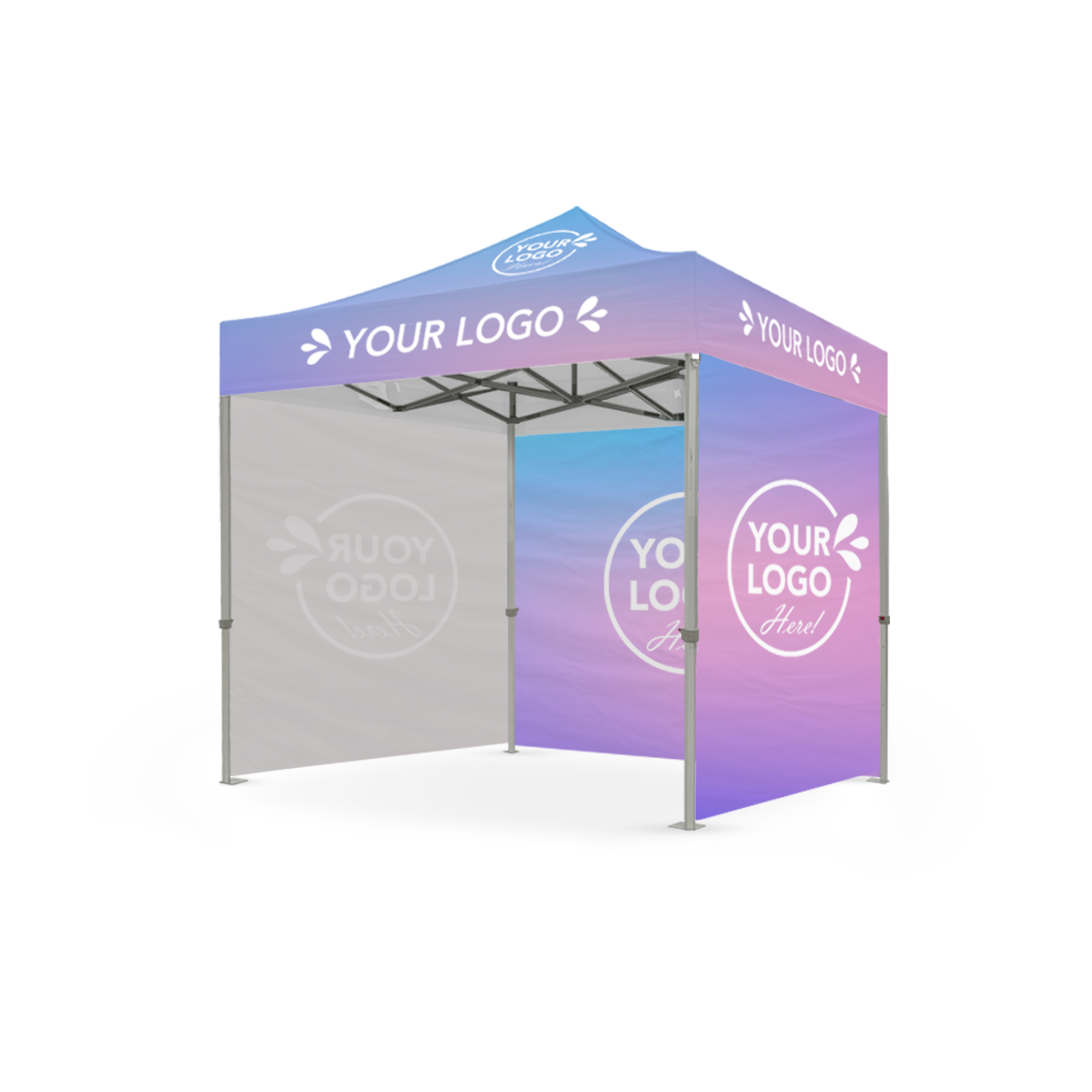 2.4m x 2.4m Printed Folding Marquee | Showcase Wall Package