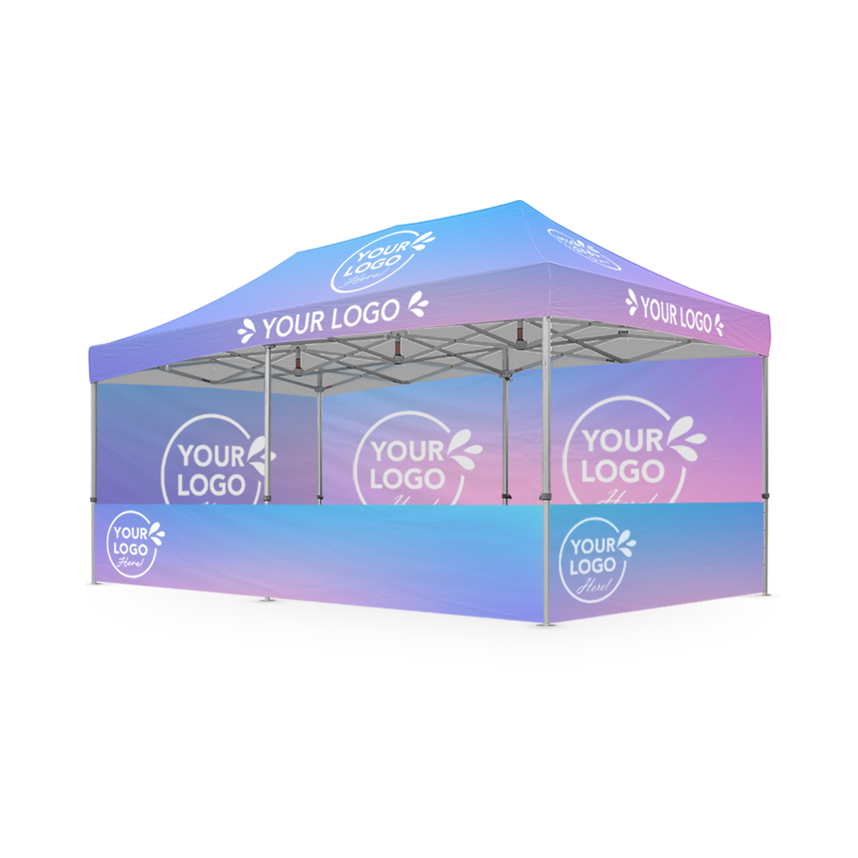 3m x 6m Printed Folding Marquee | Event Presence Package