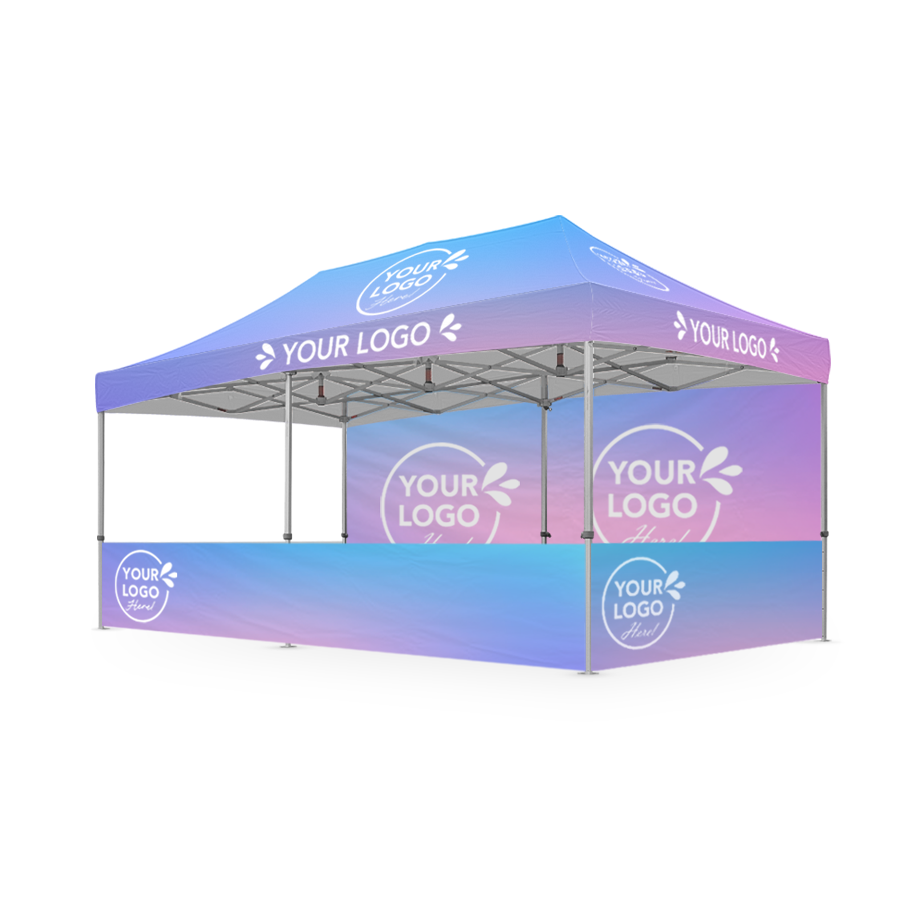 3m x 6m Printed Folding Marquee | Engage Package