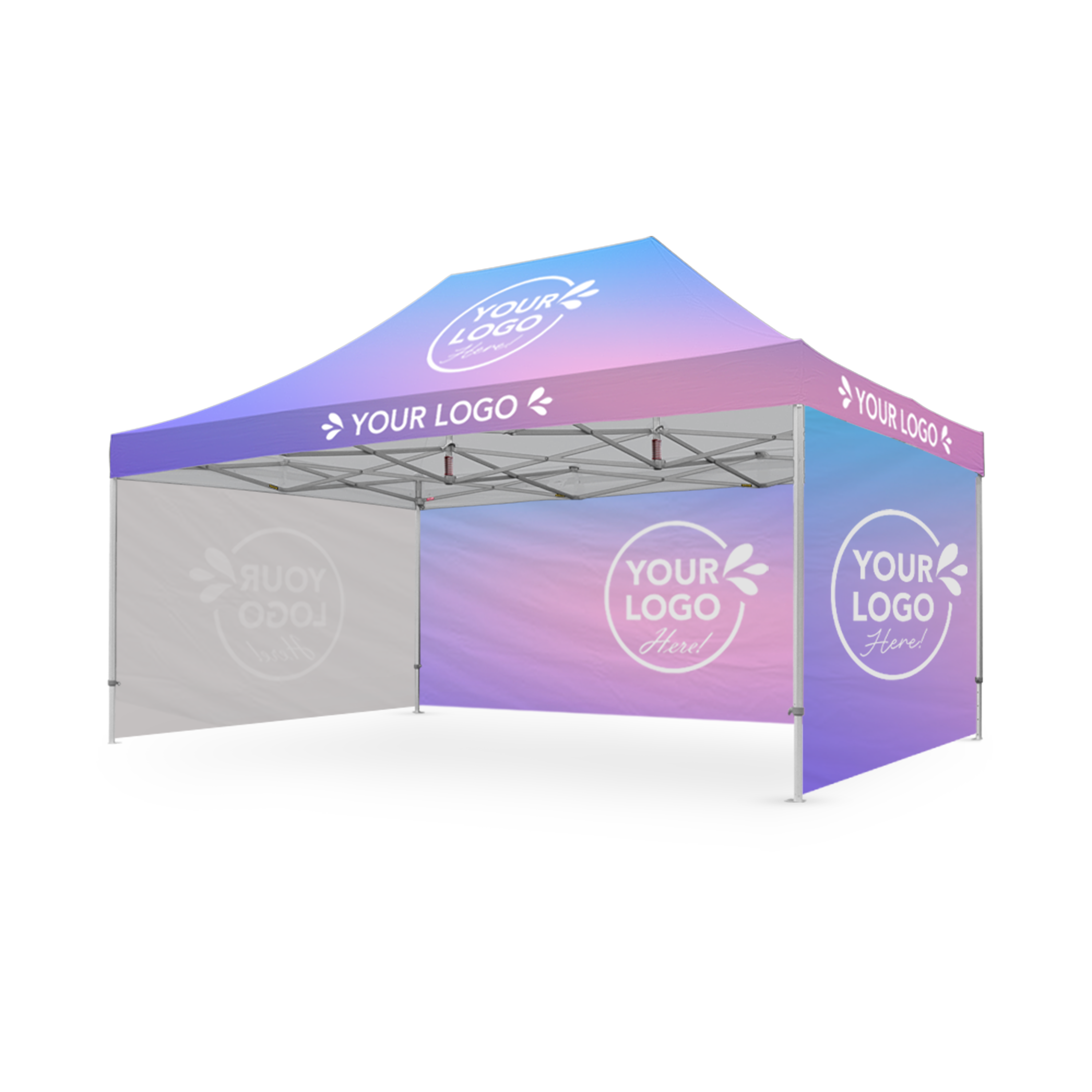 4m x 6m Printed Folding Marquee | Showcase Wall Package