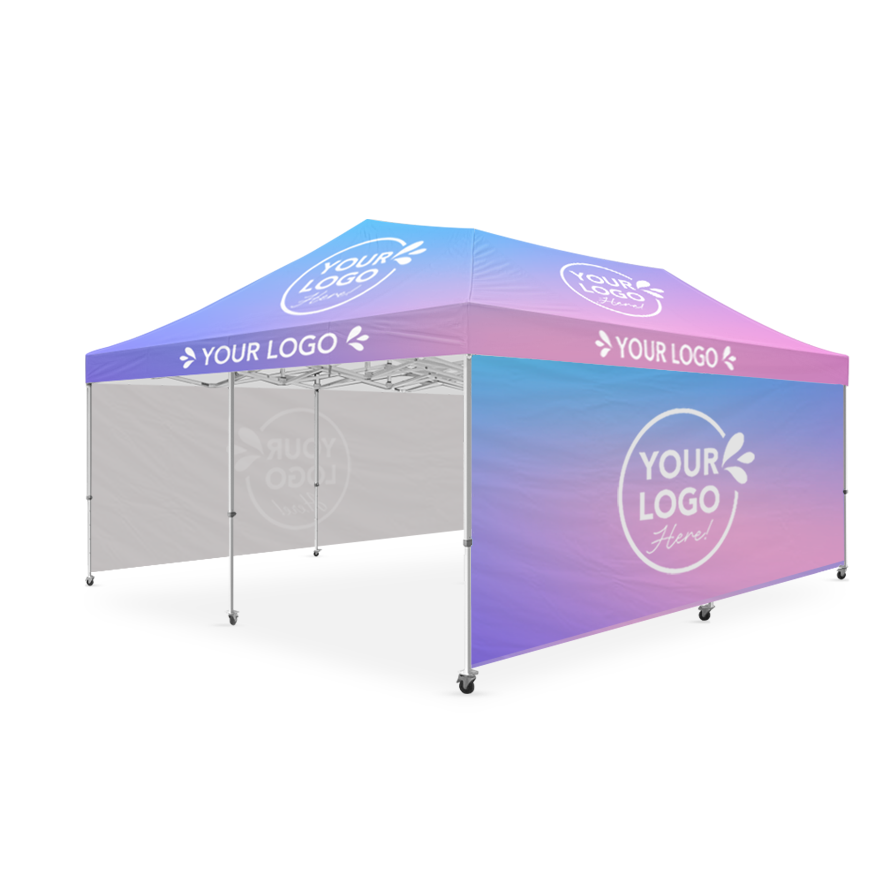 6m x 6m Printed Folding Marquee | Showcase Wall Package