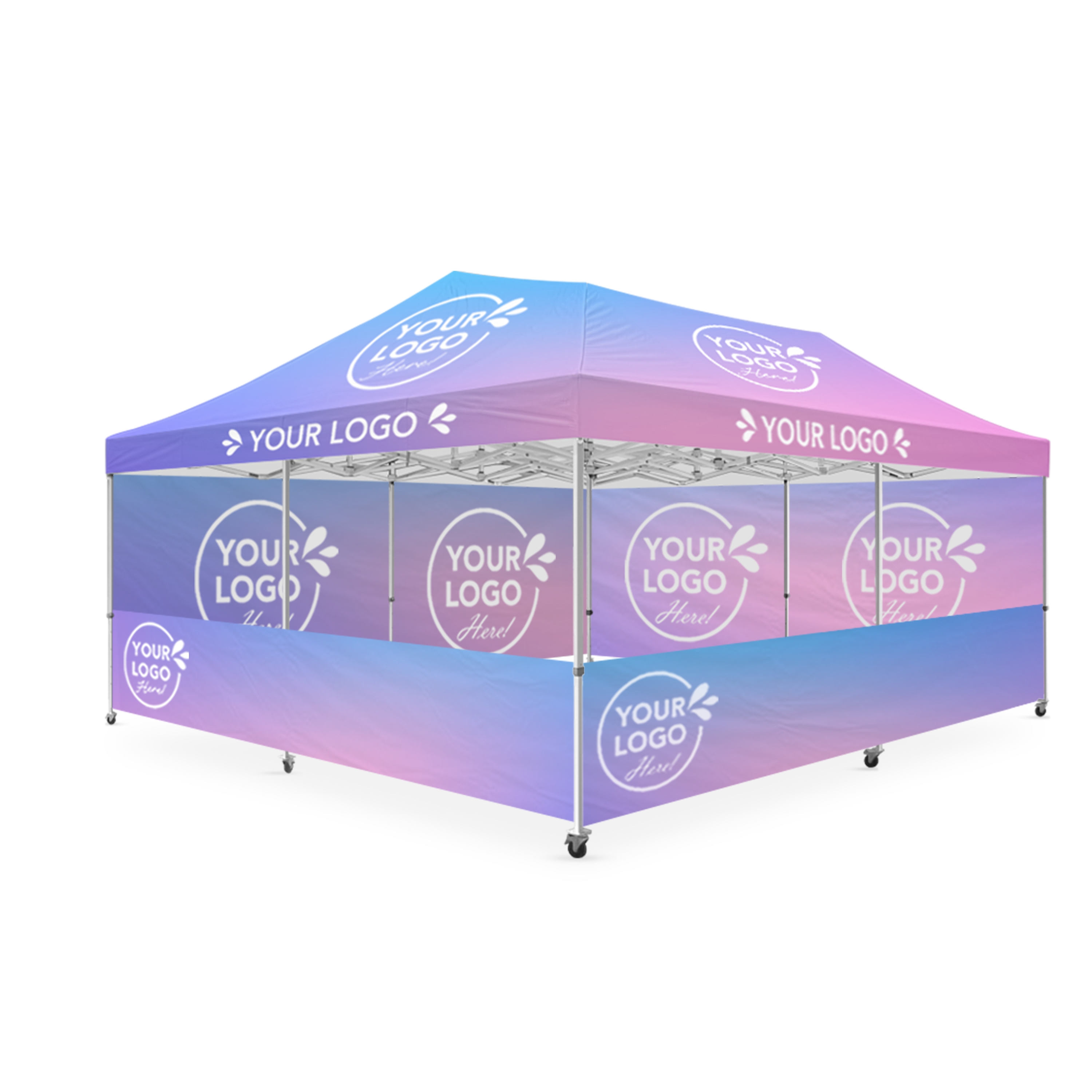 6m x 6m Printed Folding Marquee | Event Presence Package