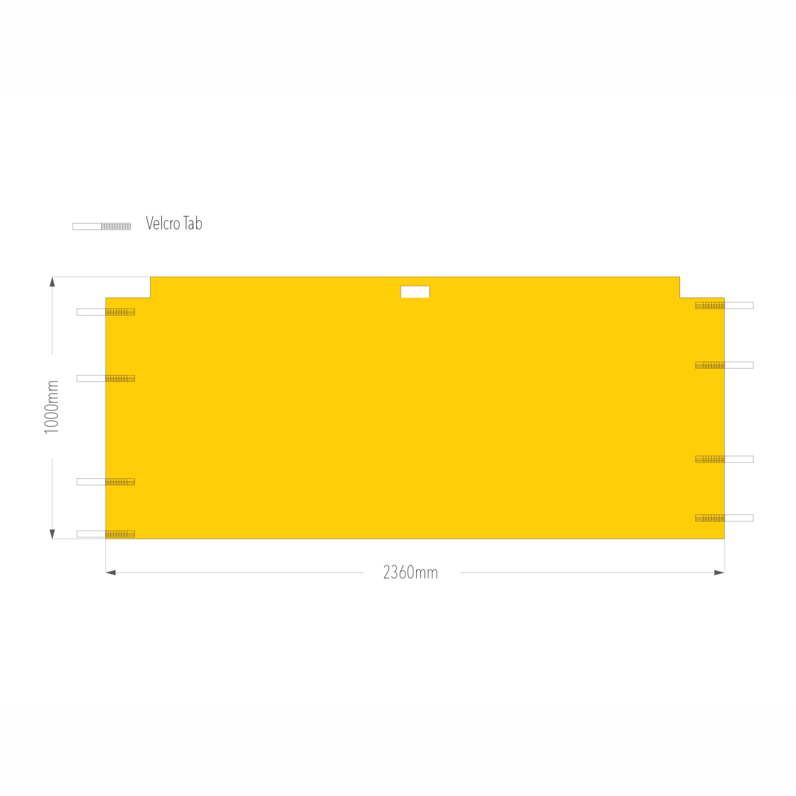 2.4m Printed Marquee Half Wall | Marquee Accessory