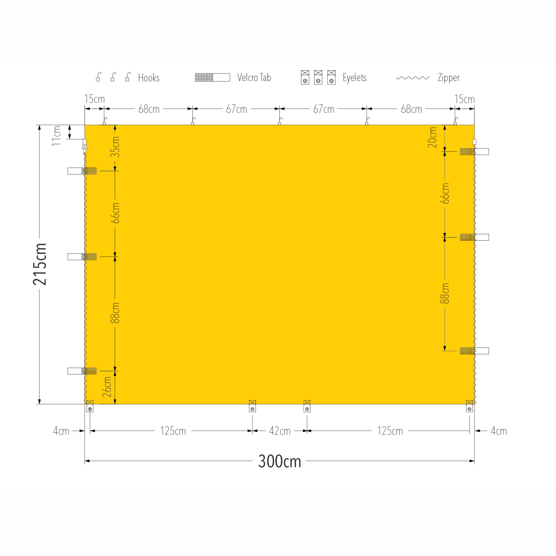 3m Marquee Full Wall | Marquee Accessory
