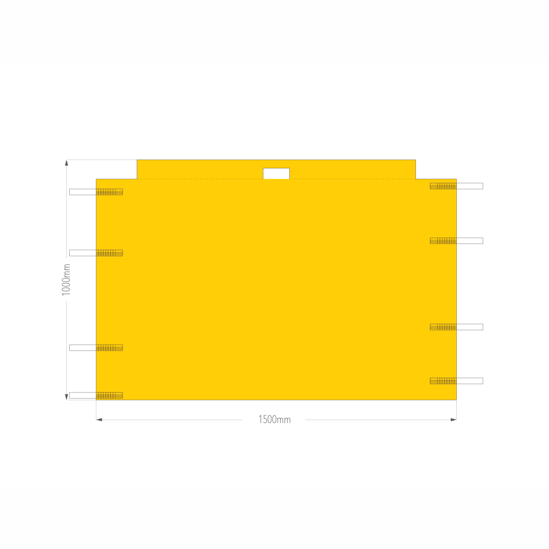 1.5m Printed Marquee Half Wall | Marquee Accessory