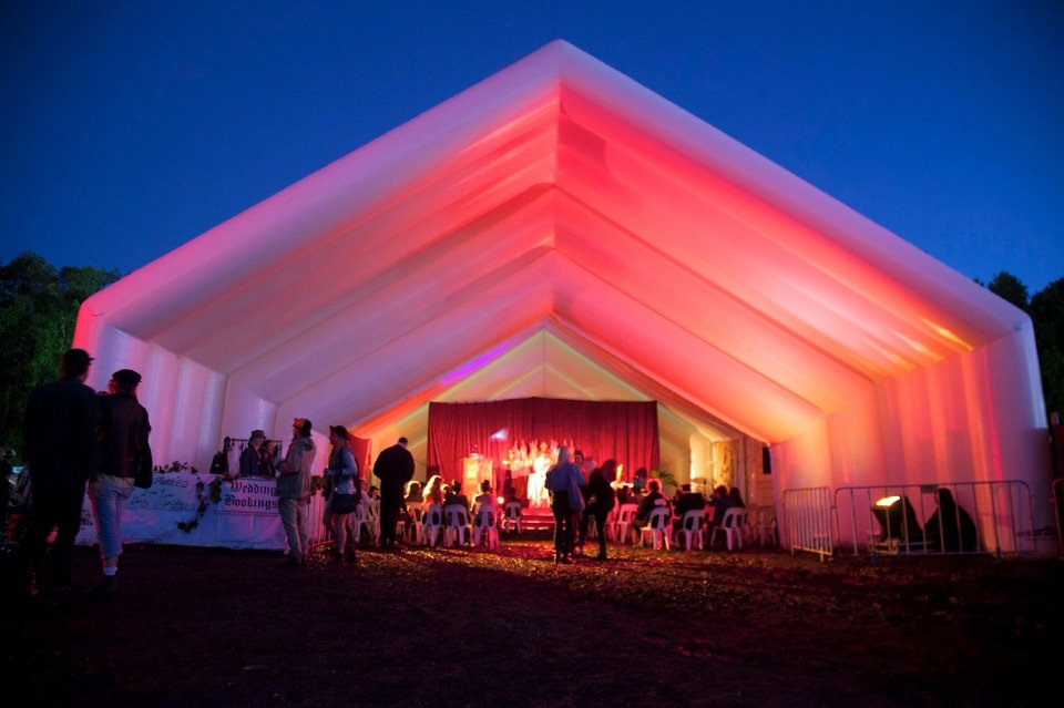 Church inflatable marquee