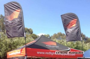 printed outdoor wave banner