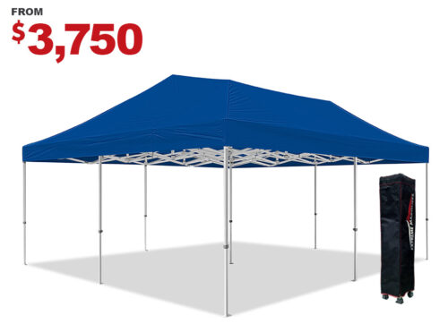 6x6 gazebo in blue color