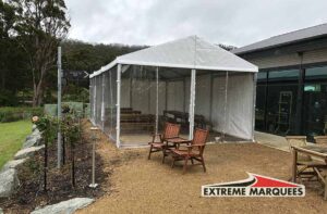 event gazebos with sidewalls open
