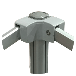 corner connector for heavy duty marquee