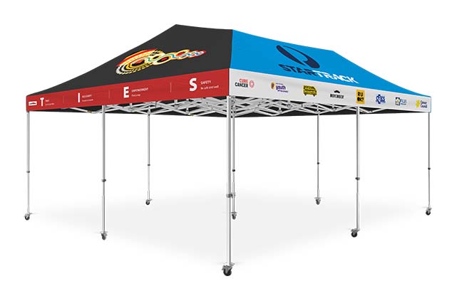 6×6 Printed Gazebo PP4