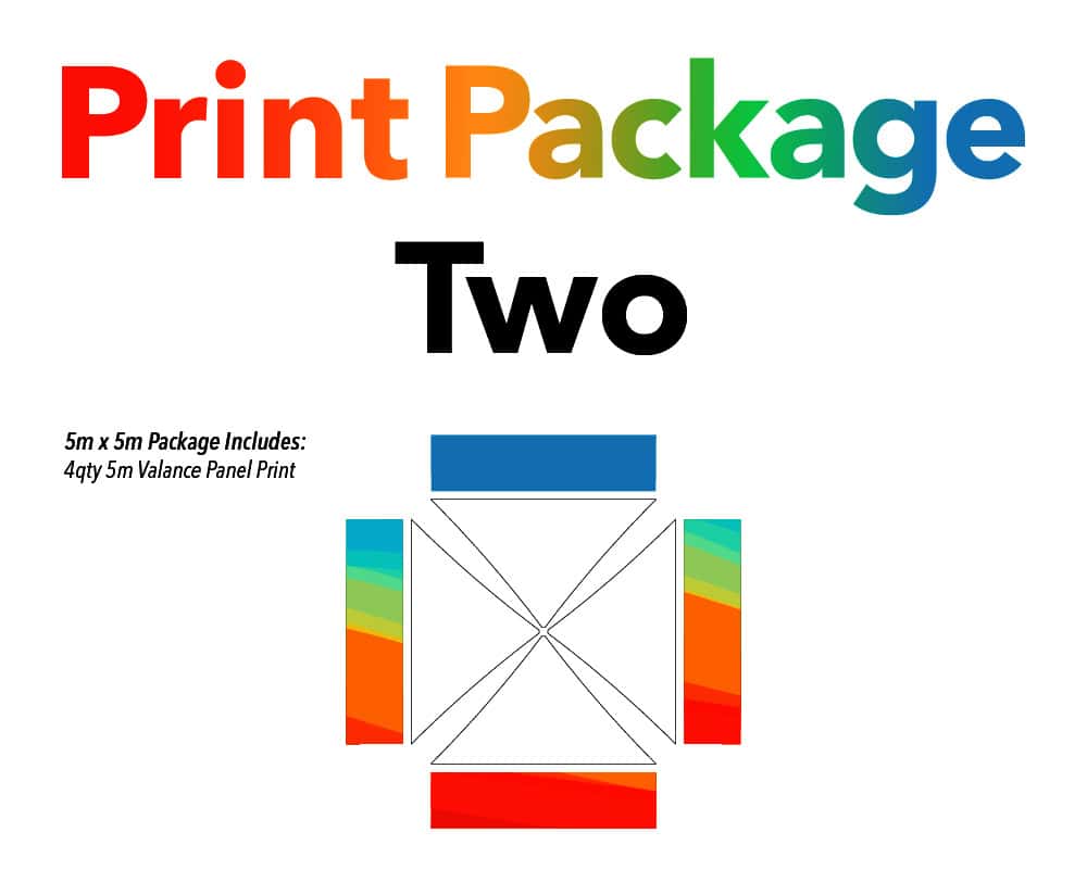 5×5 printed gazebo package 1