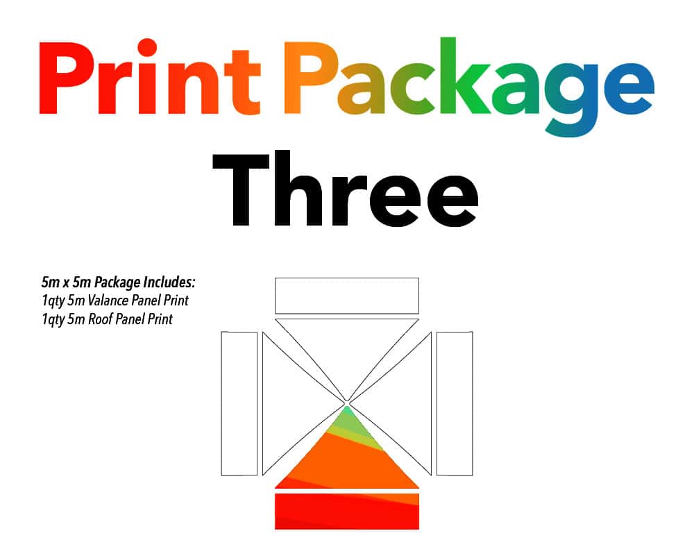5×5 printed gazebo package 1