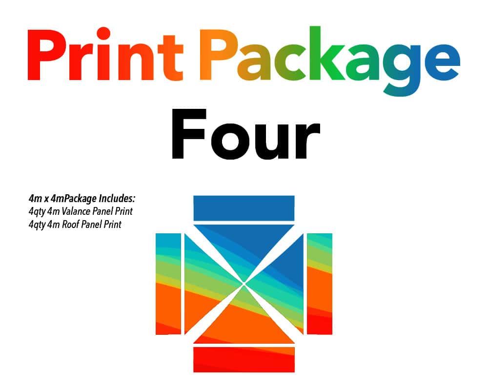 4x4 printed gazebo package 1