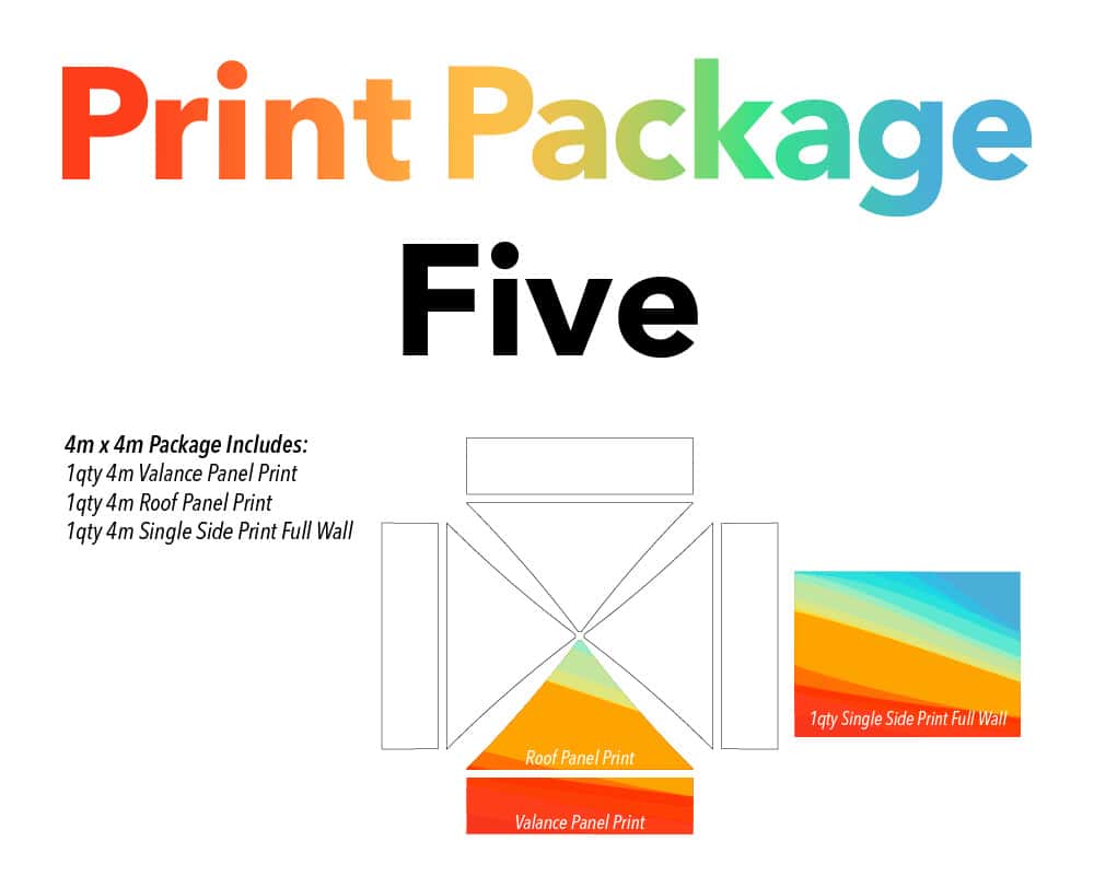 4x4 printed gazebo package 1