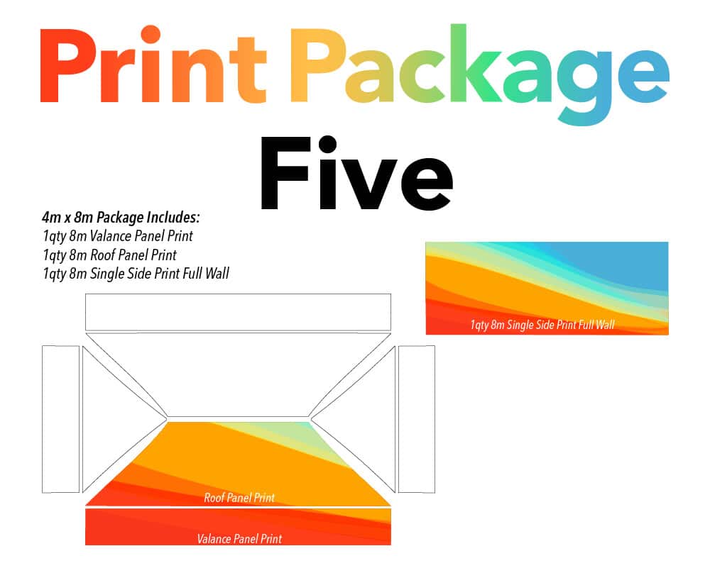 4x8 printed gazebo package 1