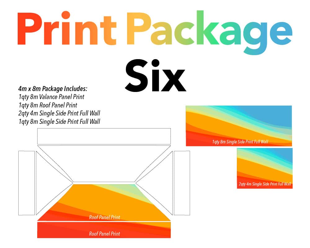 4x8 printed gazebo package 1