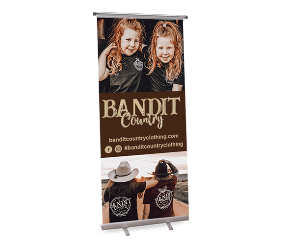 pull up banner style tent