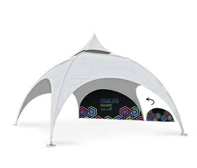 Arch Tent Double Side Print
