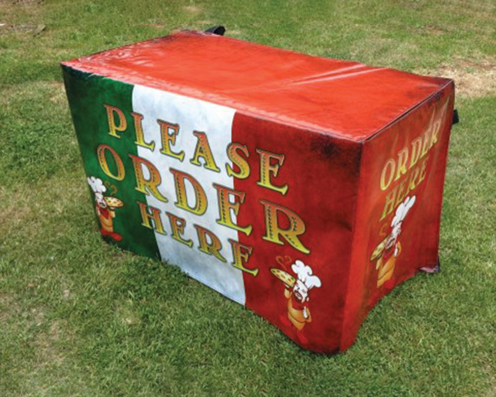Buy Custom Branded Trestle Table Cover Online Extreme Marquees