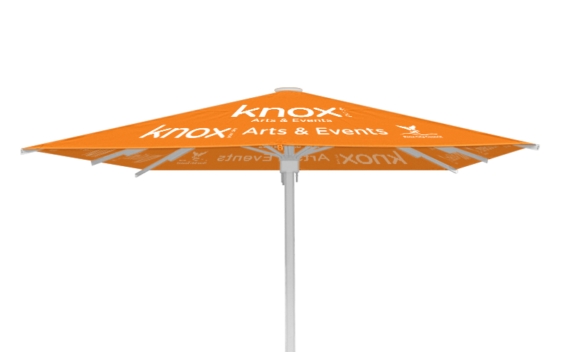 custom print 100 series umbrella after
