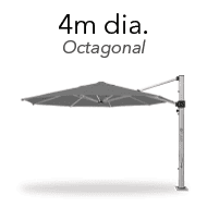thumbnail cantilever umbrella octagonal 4m dia