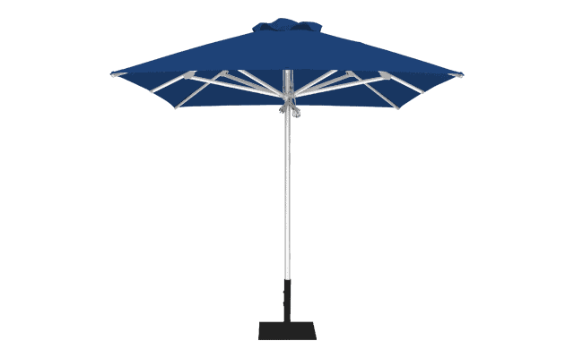 product display saville umbrella square 2m x 2m