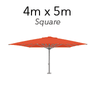 thumbnail 200 commerical umbrella square 4m x 5m