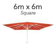 thumbnail 200 commerical umbrella square 6m x 6m