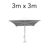 thumbnail 300 commerical umbrella 3m x 3m