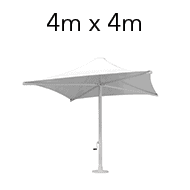 thumbnail 300 commerical umbrella 4m x 4m