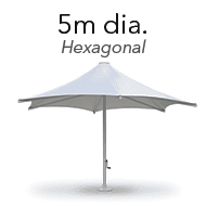 thumbnail 300 commerical umbrella 5m