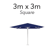 thumbnail cantilever umbrella square 3m x 3m