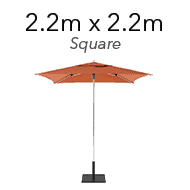 thumbnail classic umbrella square 2.2m x 2.2m