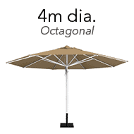 thumbnail saville umbrella octagonal 4m dia