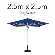 thumbnail saville umbrella square 2.5m x 2.5m