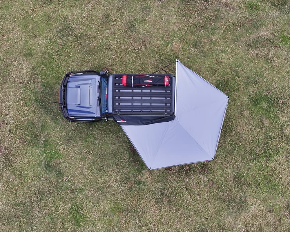 birdseye view of awning
