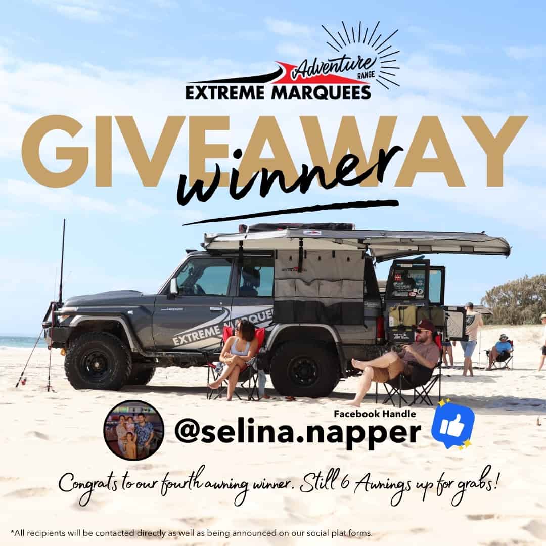 Adventure range car awning giveaway @selina.napper