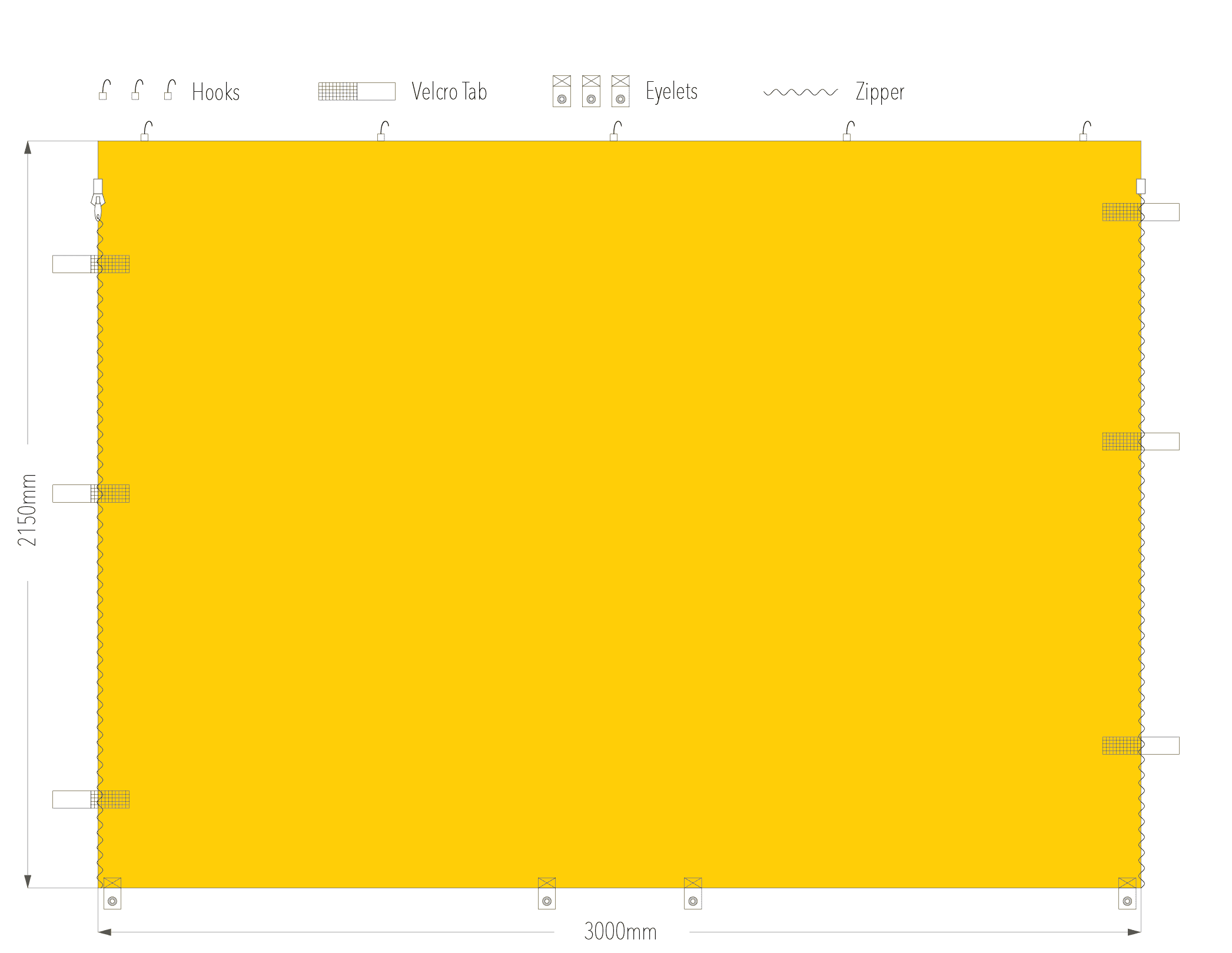 3m wall diagram