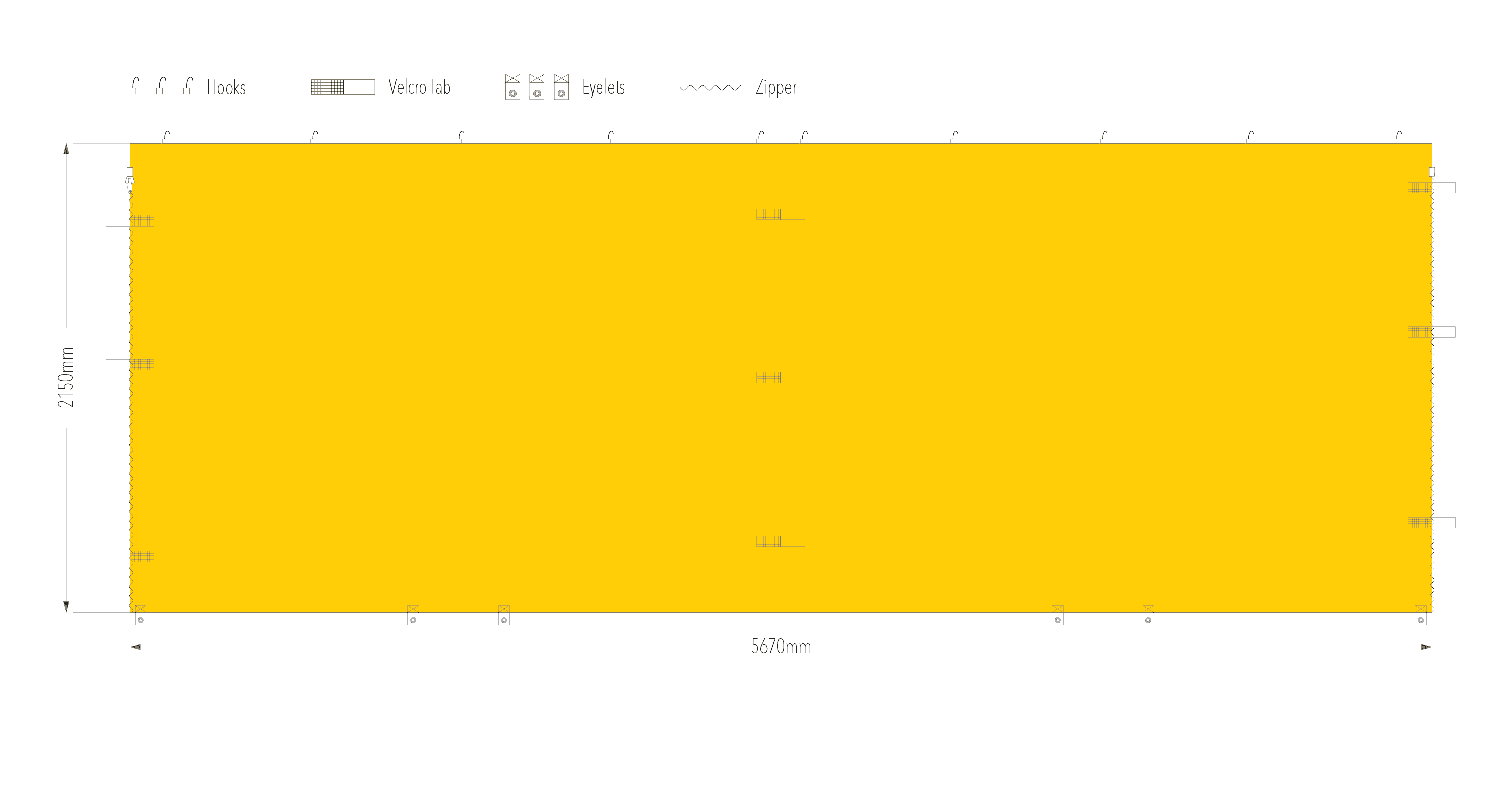 6m wall diagram