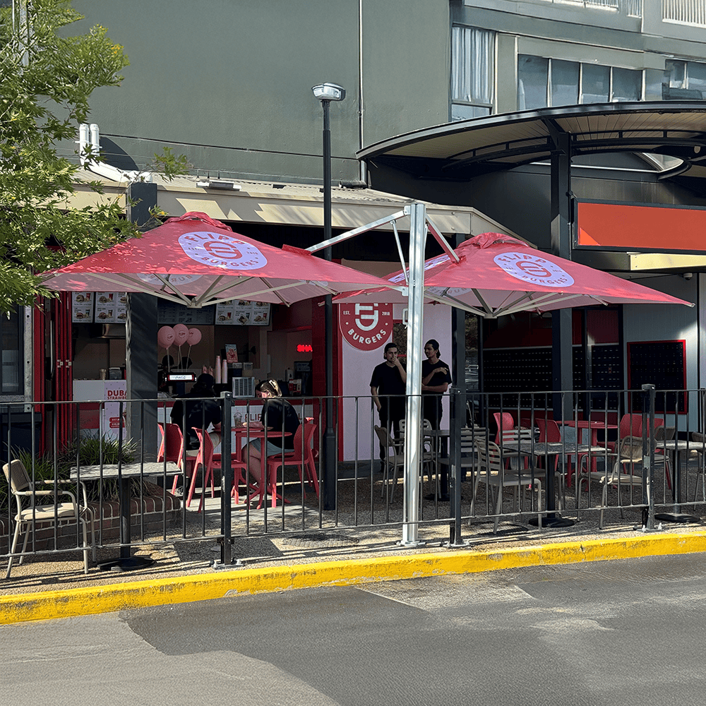 multi shade pod cantilever 3m x 3m